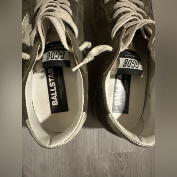 Goldengoose ‘BALLSTAR’ is green suede with metallic details size 42 - Picture 14 of 14